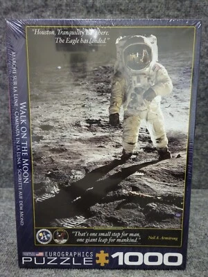 Eurographics 1000 Piece Puzzle WALK ON THE MOON - Image 1 of 4