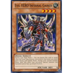 x3 Evil HERO Infernal Gainer - LCGX-EN030 - Común - Edición ilimitada - Imagen 1 de 1