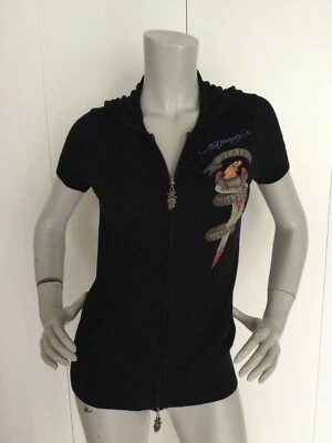 Sudadera con Capucha Ed Hardy Por Christian Audigier Ciudad de Nueva York Talla S Foto 1 de 4