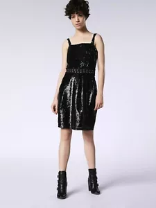 Vestido negro Diesel D Bookie para mujer talla M - Imagen 1 de 8