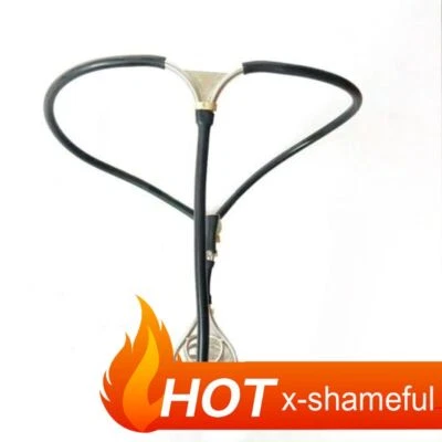 Male Chastity Belt Invisible Pants Stainless Steel Chastity Device Breath cage - Bild 1 von 4