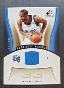 2006-07 SP Game Used Grant Hill Authentic Fabrics Jersey Patch 37/100 #170 Magic - Bild 1 von 3