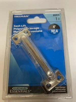 (8) NEW Hillman 4” Sash Lifts In A Satin Nickel Finish - Image 1 of 2