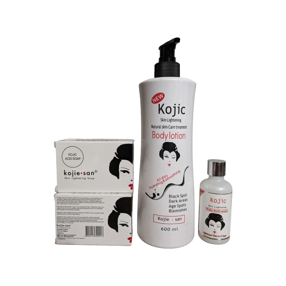 Kojic Skin Lightening Body Lotion Black Spot Dark Blemishes 600 Ml