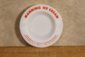 Vintage 1950's Manning Creamery Co. Ice Cream Advertising Manning Iowa Astray - Picture 1 of 2