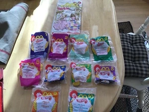 McDonald's 1997 BARBIE and HOT WHEELS Happy Meal Complete Set of 10,NEW,w/bag - Picture 1 of 5