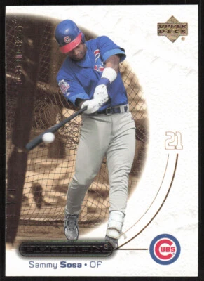 2001 Upper Deck Ovation Sammy Sosa Baseball Card #36 - Chicago Cubs - Image 1 of 2
