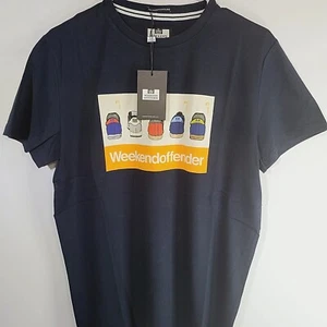 Weekend Offender New Navy Shirt M S Trainspotting Movie Casual Fashion Ultras - Picture 1 of 7