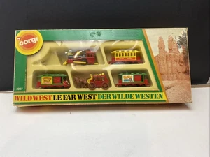 Corgi Wild West Le Far West Der Wilde Westen #3007, set treno 5 pezzi - Foto 1 di 6