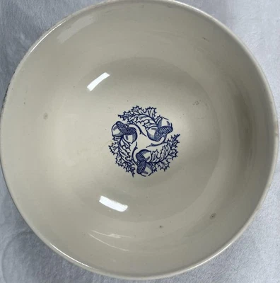 Cuenco para servir mezclador de gres Blair Blue Thistle hecho en EE. UU. cobalto grande Foto 1 de 4