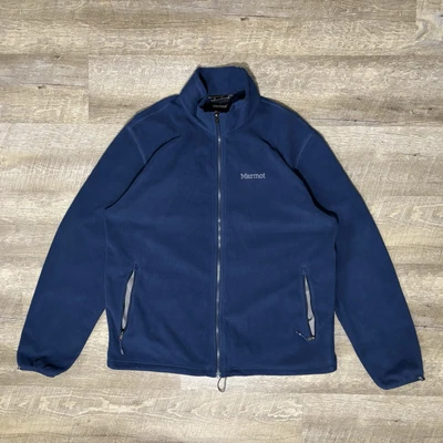 Marmot Fleece Jacket Men’s XXL Blue Windstopper Y2K Full Zip - Image 1 of 4