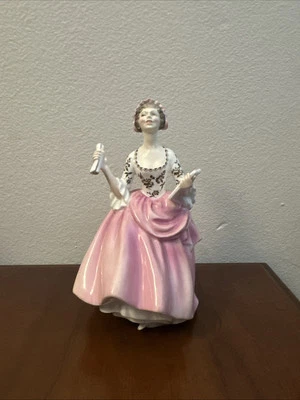 Royal Doulton Ballad Seller  HN 2266 Bone China 7.5” Tall Vintage 1966 - Image 1 of 4