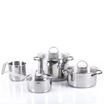 Moneta, Allegro, Batteria di Pentole 7 pezzi, Acciaio - Immagine 1 di 4