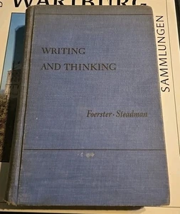 Writing And Thinking By Norman Foerster 1941 - Picture 1 of 4