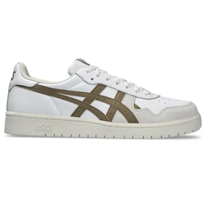Asics Japón S - TALLA 10 - 1201A695-104 Blanco Pimienta Marrón Cuero Para Hombre NUEVO - Imagen 1 de 7