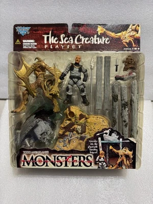 MCFARLANE 玩具 MONSTERS 系列 2 海洋创作雕像玩具 复古 1998 — 第 1/3 张图片