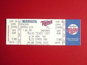 Boleto Orioles Eddie Murray 3000 Hit Game SIN USAR - - Imagen 1 de 1