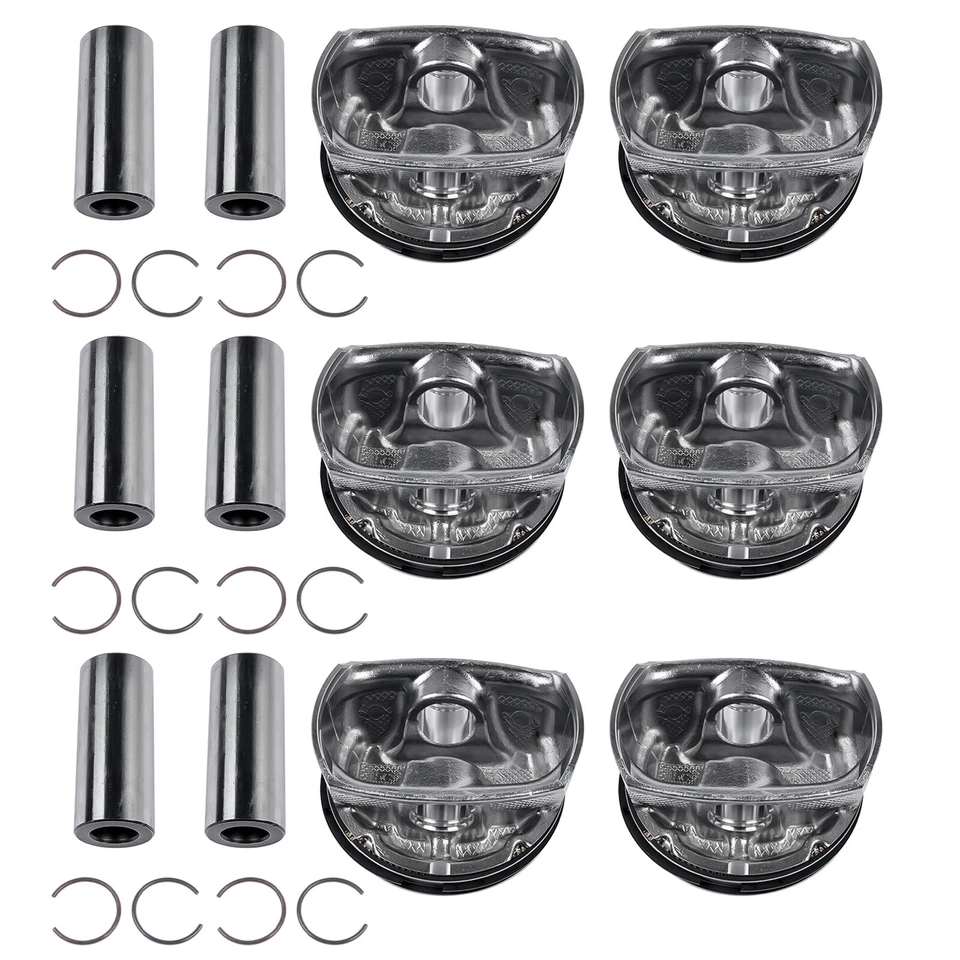 6Pcs Pistons Kit For Jeep VW Chrysler Dodge Ram 1500 3.6L V6 2011-2018 5184347AG - Image 1 of 4