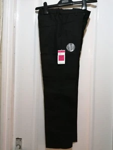 Marks & Spencer Boy's School Black Trousers. 2 in A Pack . 8-9Years - Picture 1 of 4