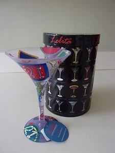 Lolita Love My Martini 21 Martini Glass Recipe on Bottom - Picture 1 of 6