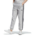 Adidas Originali Donna Nylon Rete Ammanettato Pantaloni Tuta Grigio da Jogging
