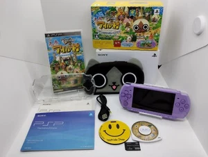 SONY PSP-3000 Console Lilac Purple Handheld system Playstation OEM Tested Good - Picture 1 of 23