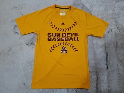 Mens Small Adidas Ultimate Tee Arizona State Sun Devils Baseball T Shirt  - Image 1 of 4