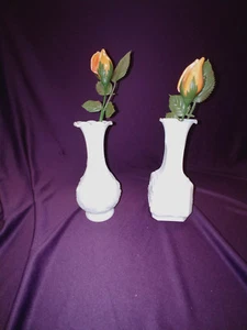 mothers day valentines day gifts imperial VASEs WITH CERAMIC 2 ROSEs - Picture 1 of 7