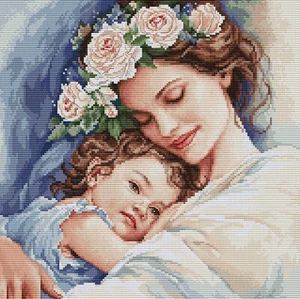 DIY Needlepoint Counted Cross Stitch "Eternal Love" Embroidery Kit Luca-S - Picture 1 of 6