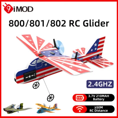 9IMOD RC Plane 800 801 802Glider 2CH MPP Smart Gyro 2.4G Remote Control Aircraft - Image 1 of 4
