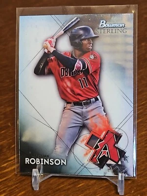KRISTIAN ROBINSON 2021 BOWMAN STERLING PROSPECT ARIZONA DIAMONDBACKS - Image 1 of 2