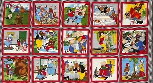 Fairy Tale Friends Panel 23x44 American Jane Sandy Klop for Moda Cotton Fabric - Picture 1 of 2