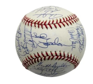 1991 Mets Team signiert von 30 Spielern ONL Baseball Harrelson Erdbeere 187270 - Bild 1 von 6