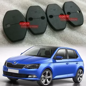 Skoda 2015~2018 Fabia MK3 Door Lock Striker Cover 4pcs◎ - Foto 1 di 2