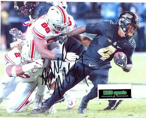 Foto de fútbol americano Rondale Moore Purdue reimpresa firmada automáticamente 8x10 victoria del estado de Ohio - Imagen 1 de 1