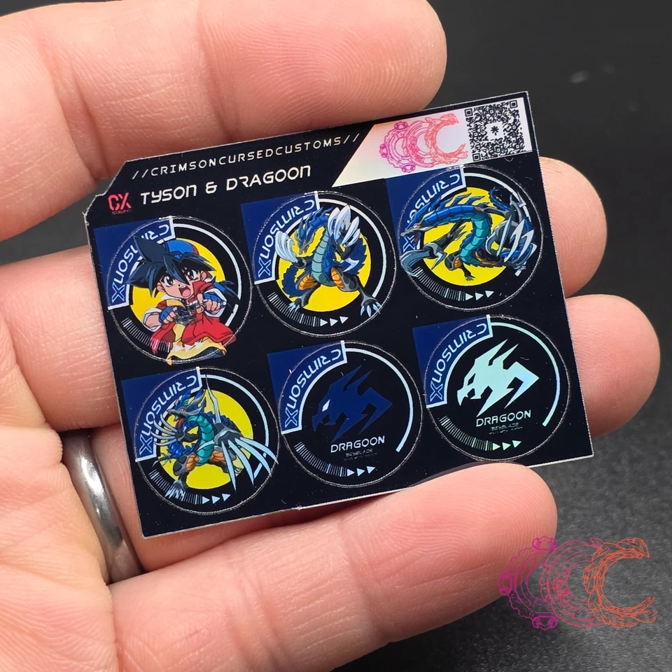 Pegatinas Beyblade X CX | Beyblade Through the Generations Foto 1 de 1