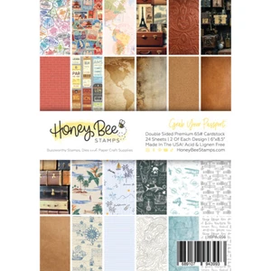Honey Bee Grab Your Passport Paper Pad 6x8.5 - 24 Double Sided Sheets : Sunkis - Picture 1 of 1