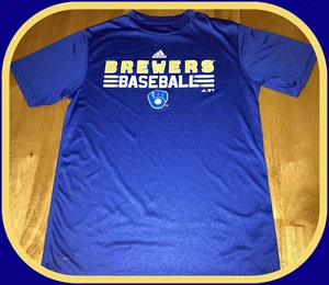 VINTAGE 2012 MILWAUKEE BREWERS ADIDAS YOUTH LARGE 14-16 JERSEY SHIRT NWOT - Picture 1 of 3