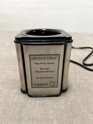 Molinillo de café con base de motor central Cuisinart DCG-12BC solo pieza probada Foto 1 de 4