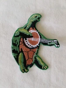 Grateful Dead Terrapin Station Turtle Banjo Sew On /Iron On Licensed Patch - Picture 1 of 3