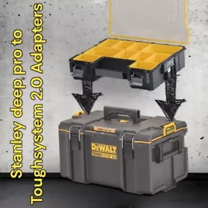 Stanley Deep Pro to Toughsystem 2.0 Adapter – 3D Printed Tool Storage Connecto - Picture 1 of 4