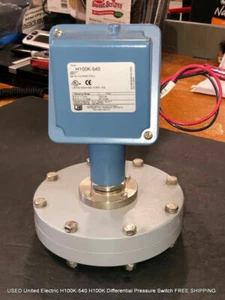 USED United Electric H100K-540 H100K Differential Pressure Switch FREE SHIPPING - Picture 1 of 10