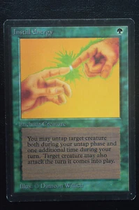 Magic The Gathering MTG INSTILL ENERGY Limited Edition Beta LP Lightly Played - Bild 1 von 2