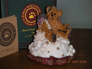 Boyds Bears Bearstone 1996 ~1E CLARENCE ANGEL~ SAN FRANSICO MUSIC BOX  #2753SF - Picture 1 of 10
