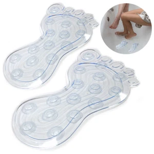 24 Pack Bathtub Shower Stickers Safety Decals Treads Non Slip Applique Anti-Skid - Picture 1 of 1