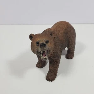 2012 Schleich Grizzly Bear 4" Growling Brown Am Limes D73527 - Picture 1 of 15