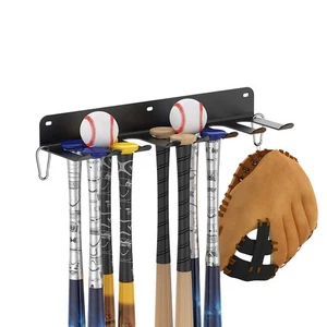 Baseball Bat Rack, 14 Bats Display Rack, Metal Bat Hanger, Bat Holder for Dug... - Bild 1 von 7