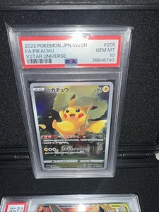 Pokemon Pikachu AR 205/172 S12a VSTAR Japanese Card PSA 10 - Picture 1 of 2