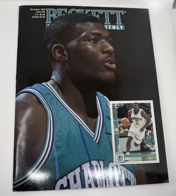 Baloncesto Beckett mensual diciembre 1992 edición #29 Larry Johnson & Karl Malone Foto 1 de 2