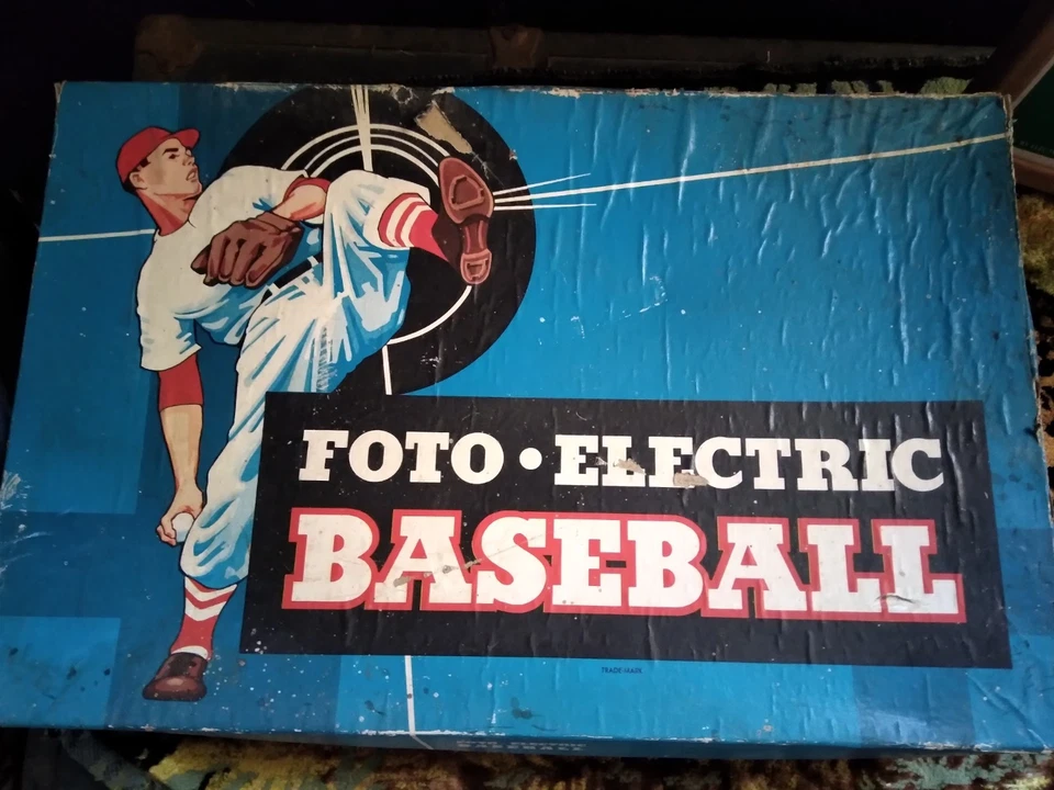 Foto de béisbol eléctrico original de colección de 1949 de Cadaco Ellis - usado.  Foto 1 de 4